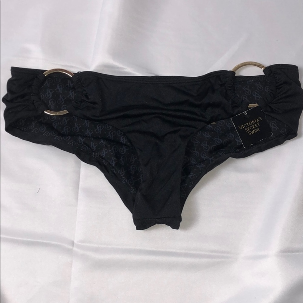 Victoria’s Secret Black Gold Bikini Bottoms size S